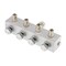 4-Way Metered Airbrush Manifold - Individual Airflow Control - 1/4" BSP Inlet, 4x 1/8" BSP Outlets